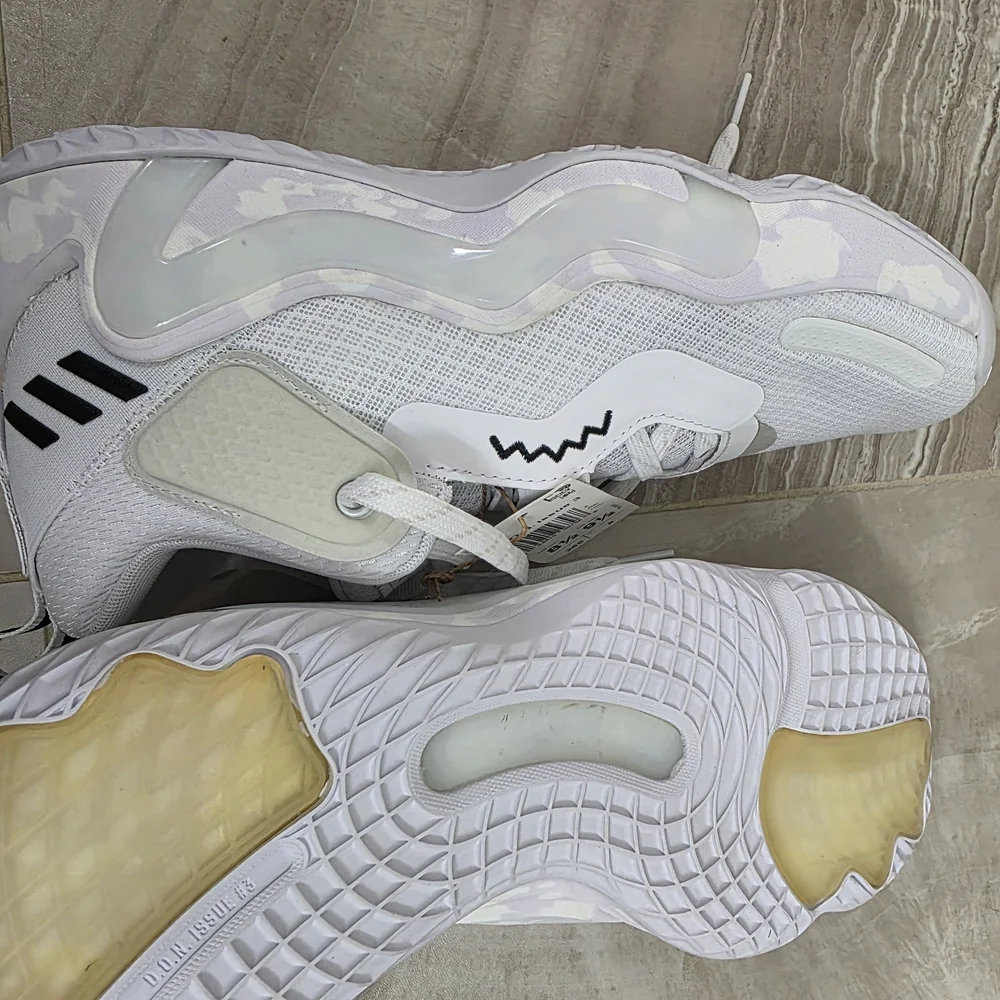 Adidas White and Black Sneakers with Chunky Silhouette - Picture 11 of 12